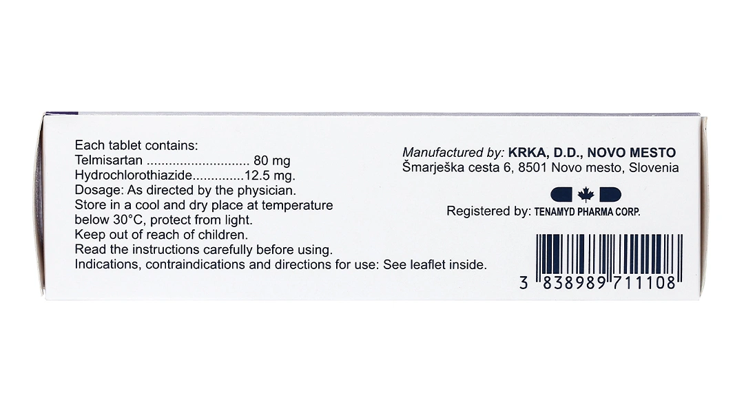 Tolucombi Tablets 80mg/12.5mg trị tăng huyết áp vô căn (4 vỉ x 7 viên) - 4