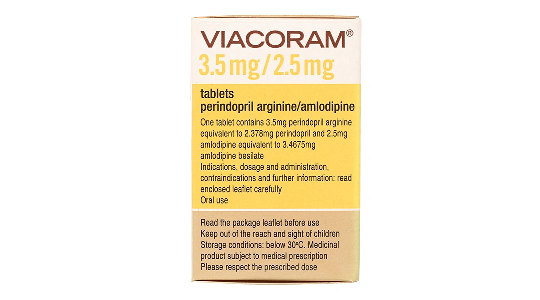 Viacoram 3.5mg/2.5mg trị tăng huyết áp lọ 30 viên - 4