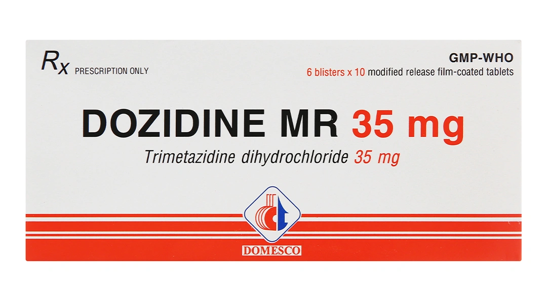 Dozidine MR 35mg trị đau thắt ngực (6 vỉ x 10 viên) - 1
