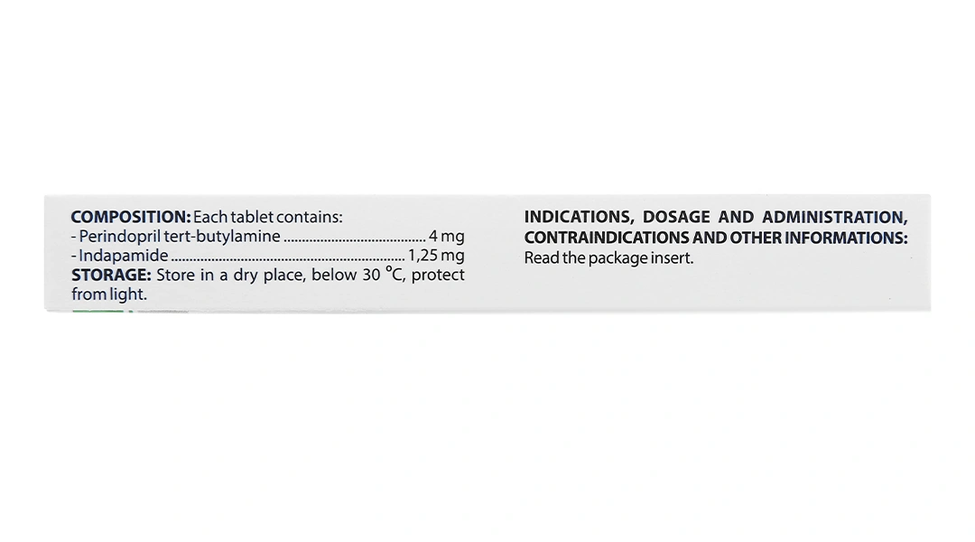 Dorover Plus 4mg/1.25mg trị tăng huyết áp (1 vỉ x 30 viên) - 2