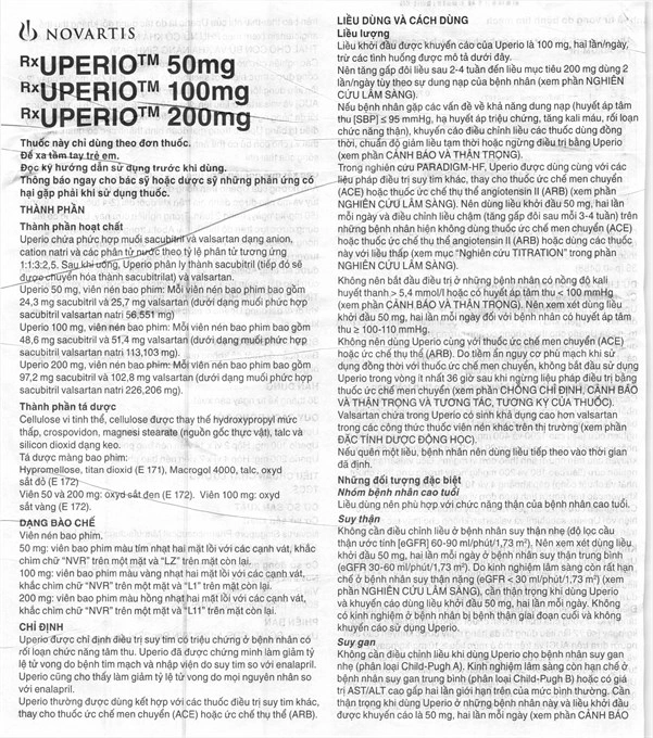 Uperio 200mg trị suy tim (4 vỉ x 7 viên) - 2