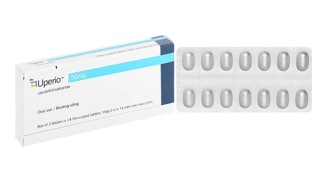 Uperio 50mg trị suy tim (2 vỉ x 14 viên) - 