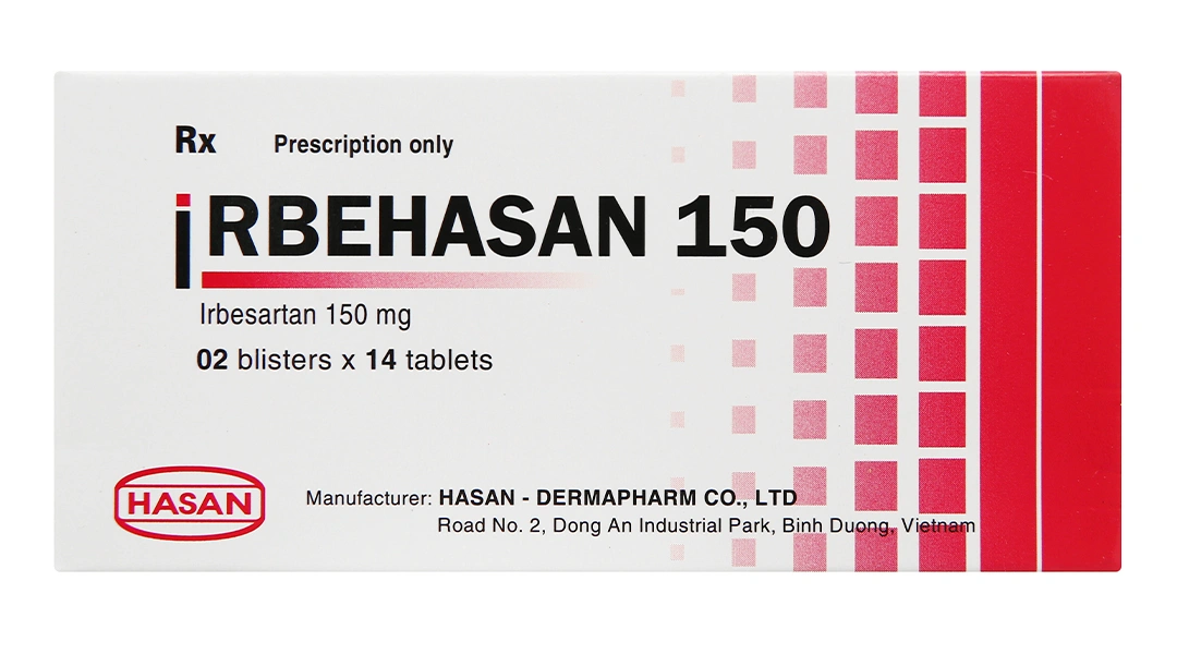 Irbehasan 150 trị tăng huyết áp (2 vỉ x 14 viên) - 2