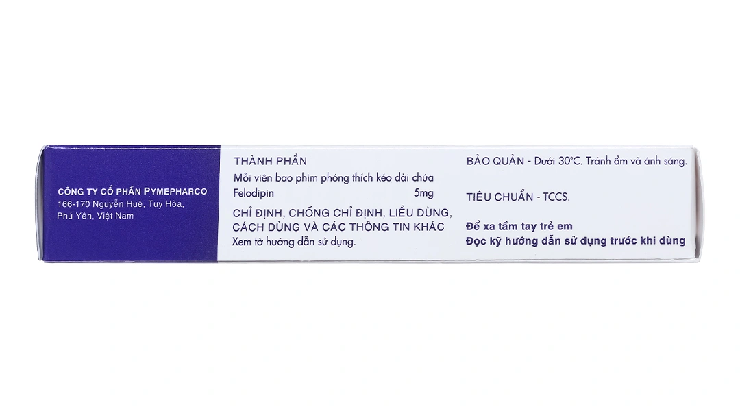 Flodicar 5mg MR trị tăng huyết áp, đau thắt ngực (3 vỉ x 10 viên) - 2