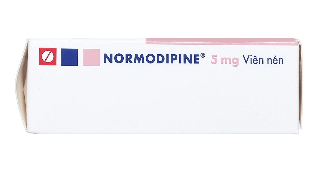 Normodipine 5mg trị tăng huyết áp, đau thắt ngực (3 vỉ x 10 viên) - 3