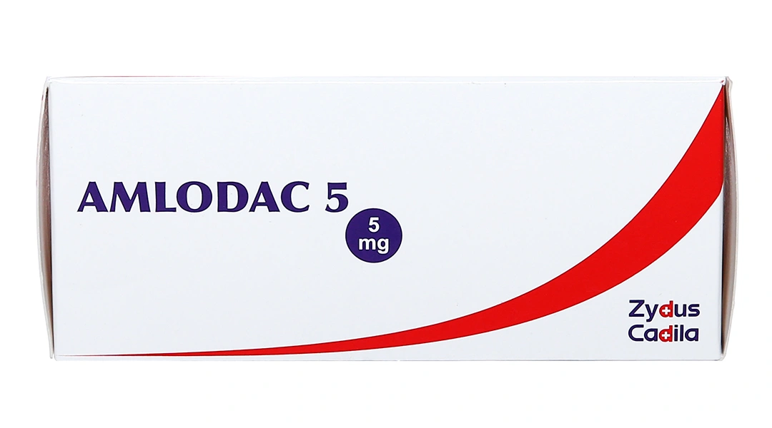 Amlodac 5 trị tăng huyết áp, đau thắt ngực (10 vỉ x 10 viên) - 2