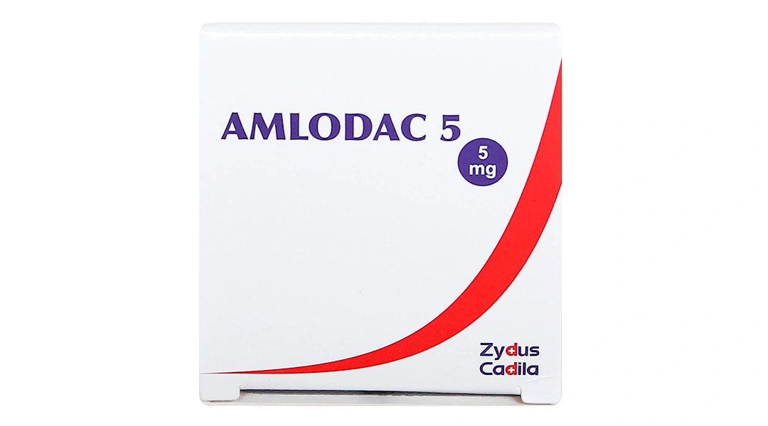 Amlodac 5 trị tăng huyết áp, đau thắt ngực (10 vỉ x 10 viên) - 3