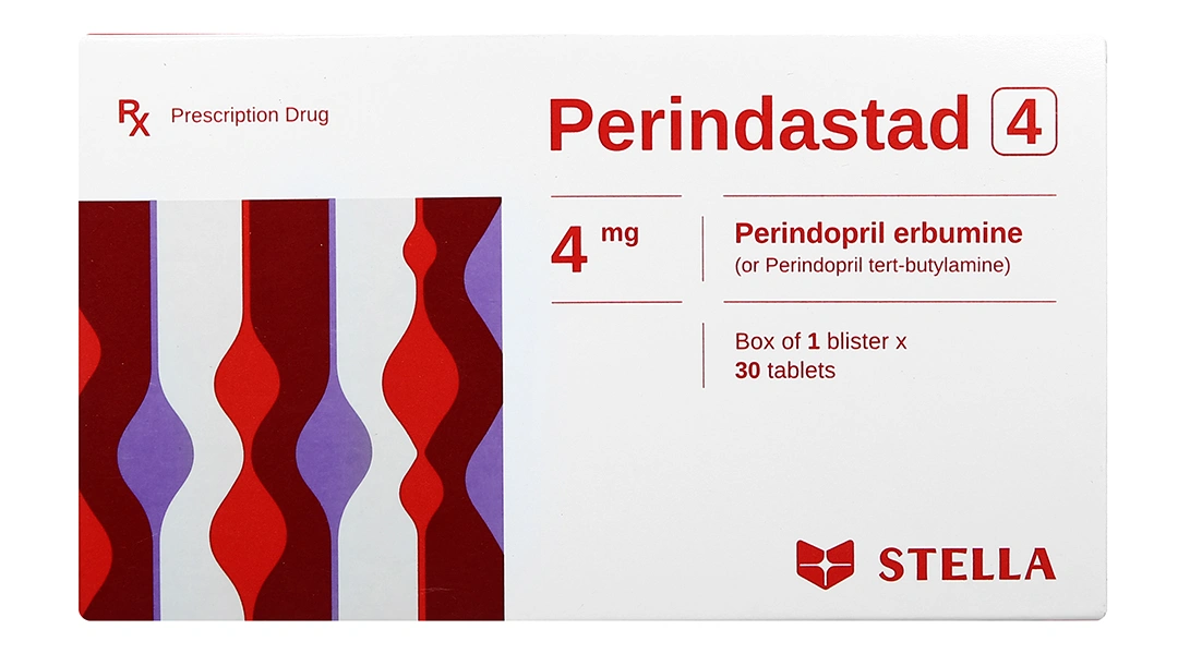 Perindastad 4 trị tăng huyết áp, suy tim (1 vỉ x 30 viên) - 1