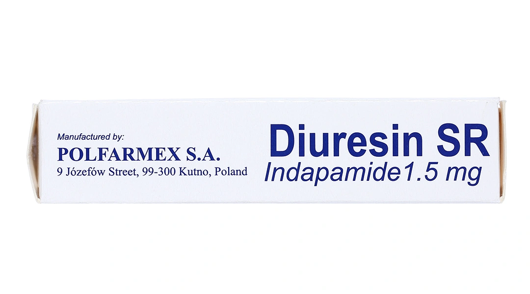 Diuresin SR 1.5mg trị tăng huyết áp, phù do suy tim (3 vỉ x 10 viên) - 4