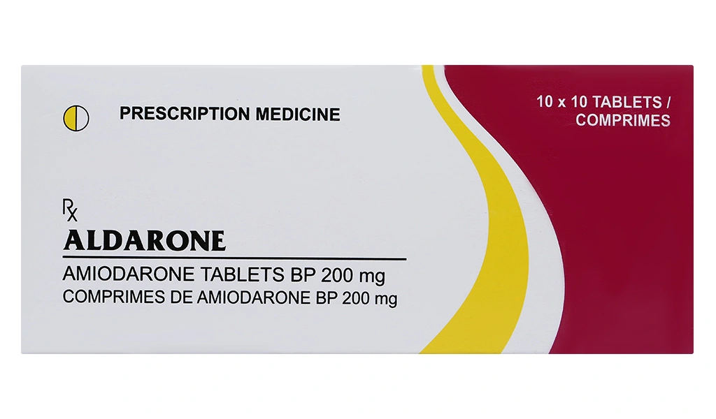 Aldarone 200mg trị loạn nhịp tim (10 vỉ x 10 viên) - 1