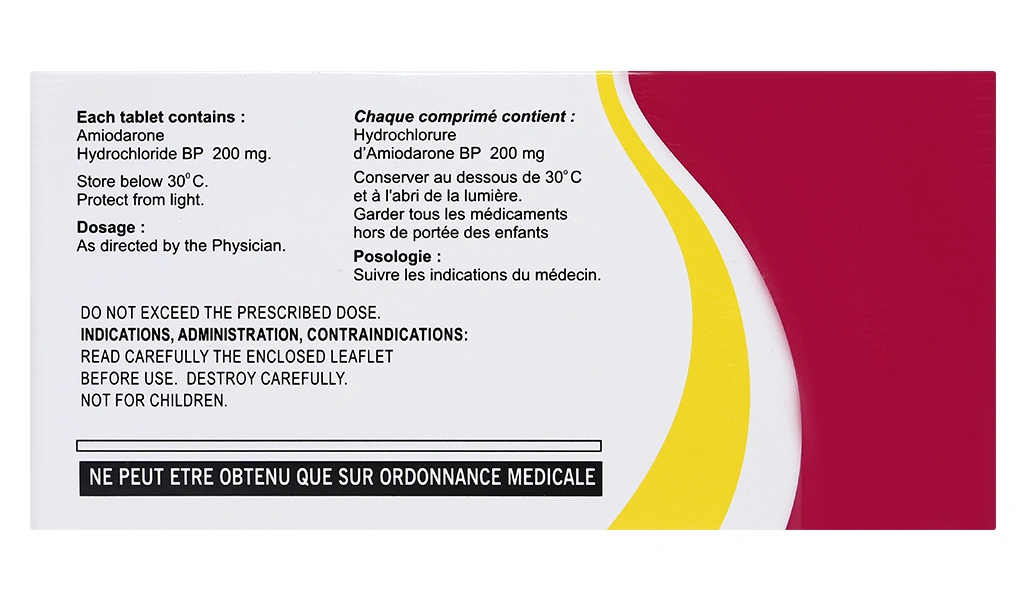 Aldarone 200mg trị loạn nhịp tim (10 vỉ x 10 viên) - 3