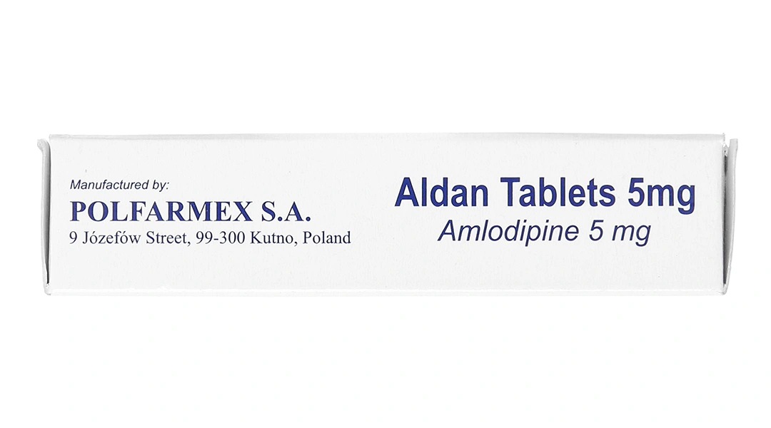 Aldan Tablets 5mg trị tăng huyết áp, dự phòng ở người đau thắt ngực (3 vỉ x 10 viên) - 2