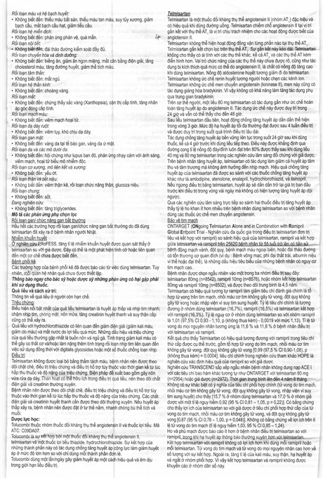 Tolucombi 40mg/12.5mg trị tăng huyết áp vô căn (4 vỉ x 7 viên) - 8