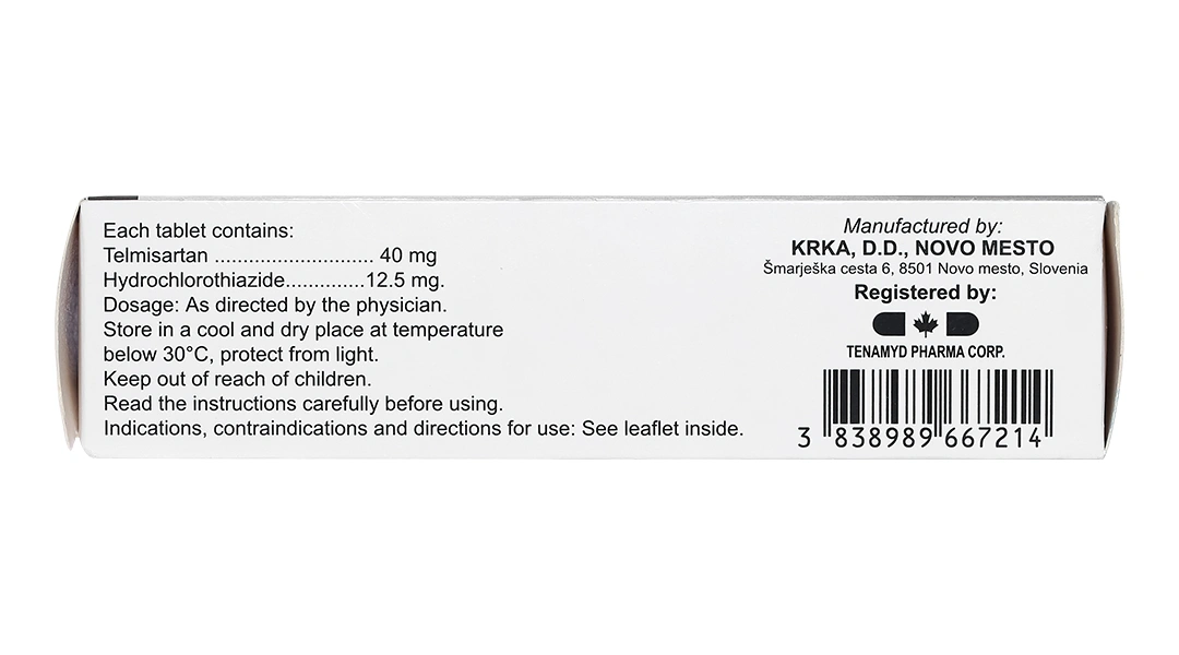 Tolucombi 40mg/12.5mg trị tăng huyết áp vô căn (4 vỉ x 7 viên) - 3