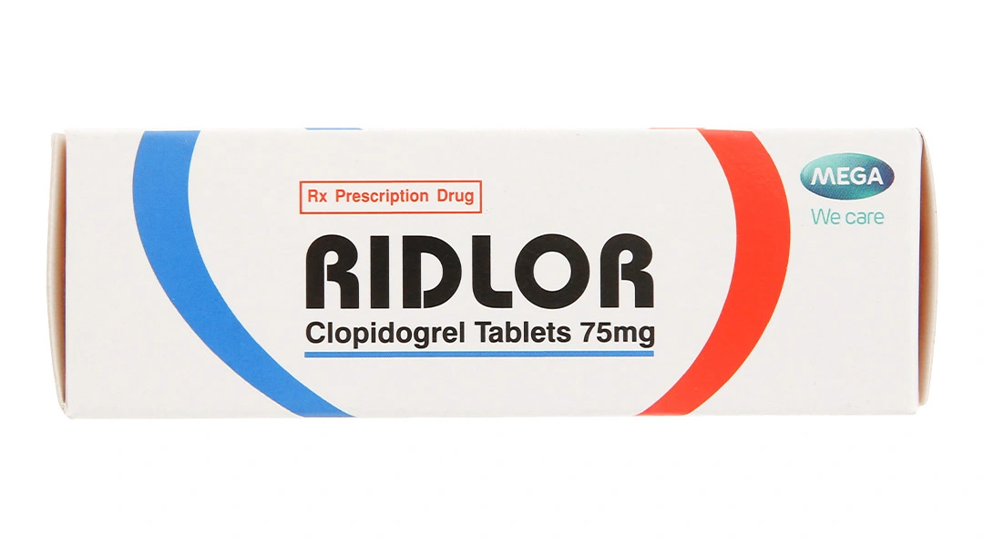 Ridlor 75mg thuốc trị rối loạn nghẽn mạch máu (3 vỉ x 10 viên) - 4