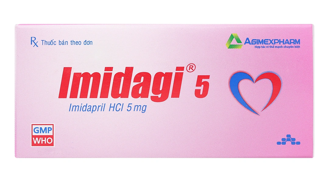 Imidagi 5 mg điều trị bệnh tăng huyết áp (3 vỉ x 10 viên) - 1