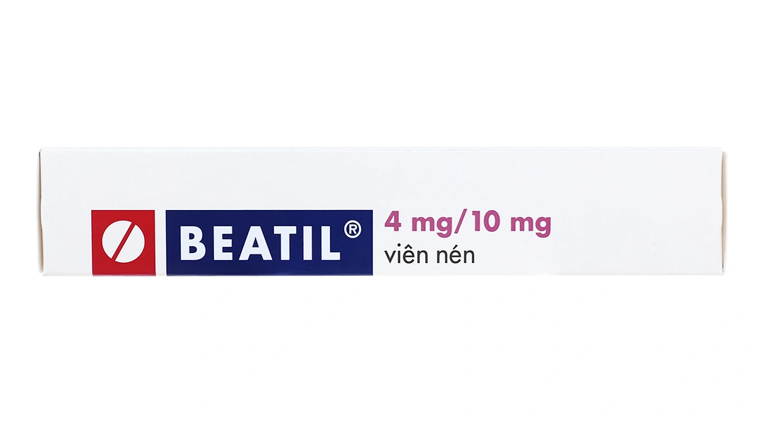 Beatil 4mg/10mg trị tăng huyết áp vô căn, bệnh mạch vành ổn định (3 vỉ x 10 viên) - 2