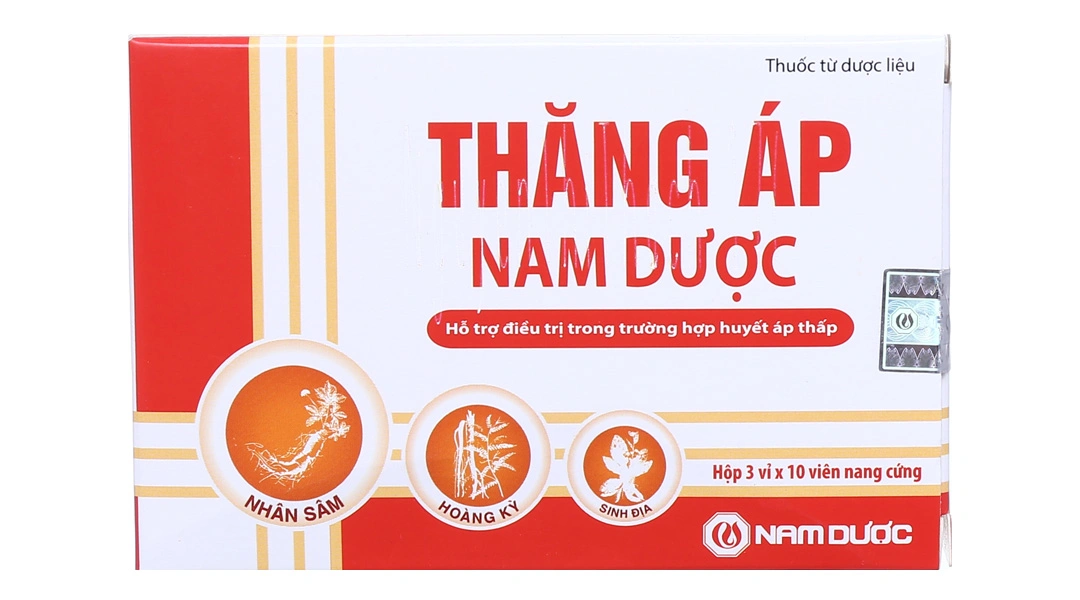 Thăng Áp Nam Dược hỗ trợ điều trị huyết áp thấp (3 vỉ x 10 viên) - 2