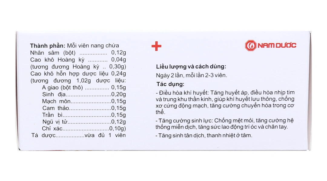 Thăng Áp Nam Dược hỗ trợ điều trị huyết áp thấp (3 vỉ x 10 viên) - 3
