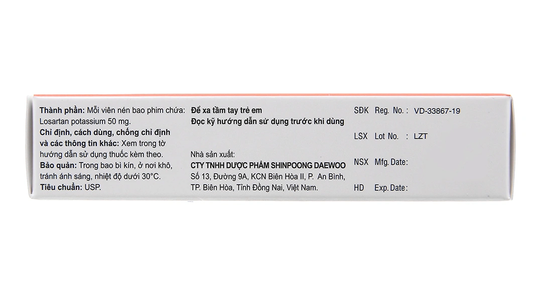 Splozarsin 50mg trị tăng huyết áp (3 vỉ x 10 viên) - 3