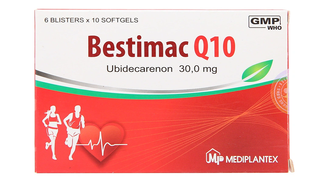 Bestimac Q10 30mg hỗ trợ điều trị tăng Cholesterol (6 vỉ x 10 viên) - 1