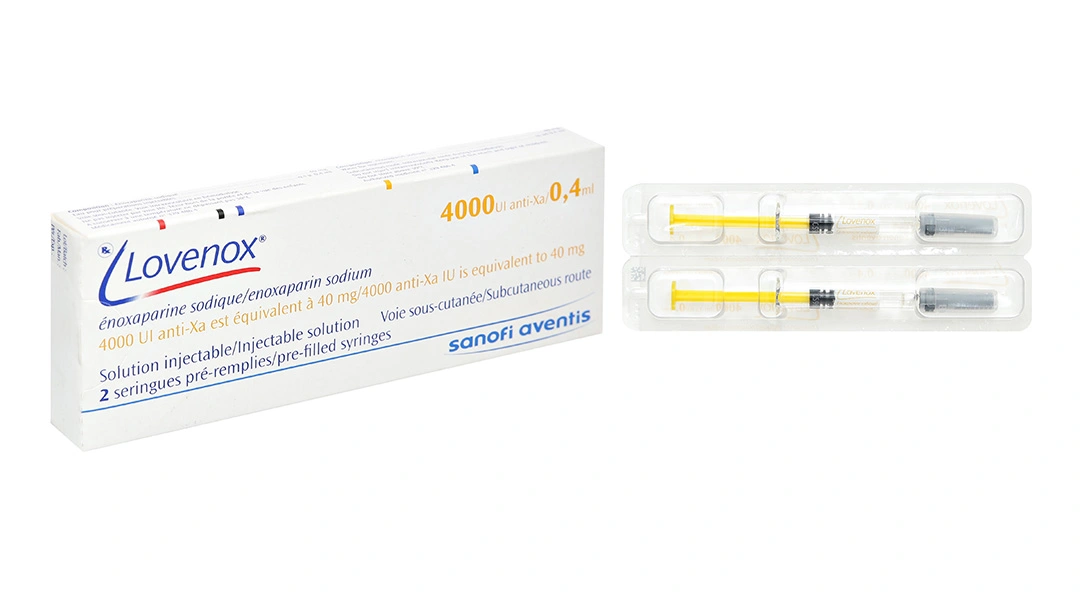 Dung dịch tiêm Lovenox 40mg/0.4ml dự phòng huyết khối (2 bơm tiêm x 0.4ml) - 