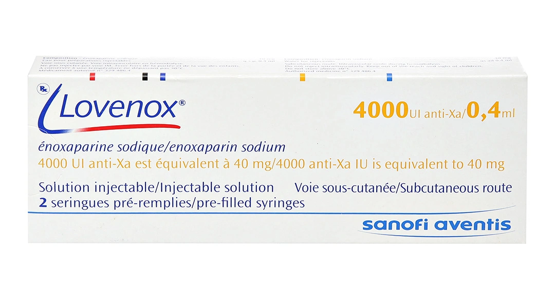Dung dịch tiêm Lovenox 40mg/0.4ml dự phòng huyết khối (2 bơm tiêm x 0.4ml) - 1