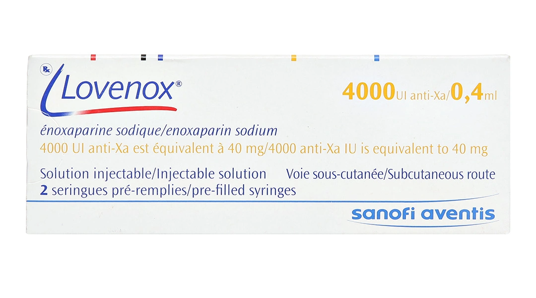 Dung dịch tiêm Lovenox 40mg/0.4ml dự phòng huyết khối (2 bơm tiêm x 0.4ml) - 2