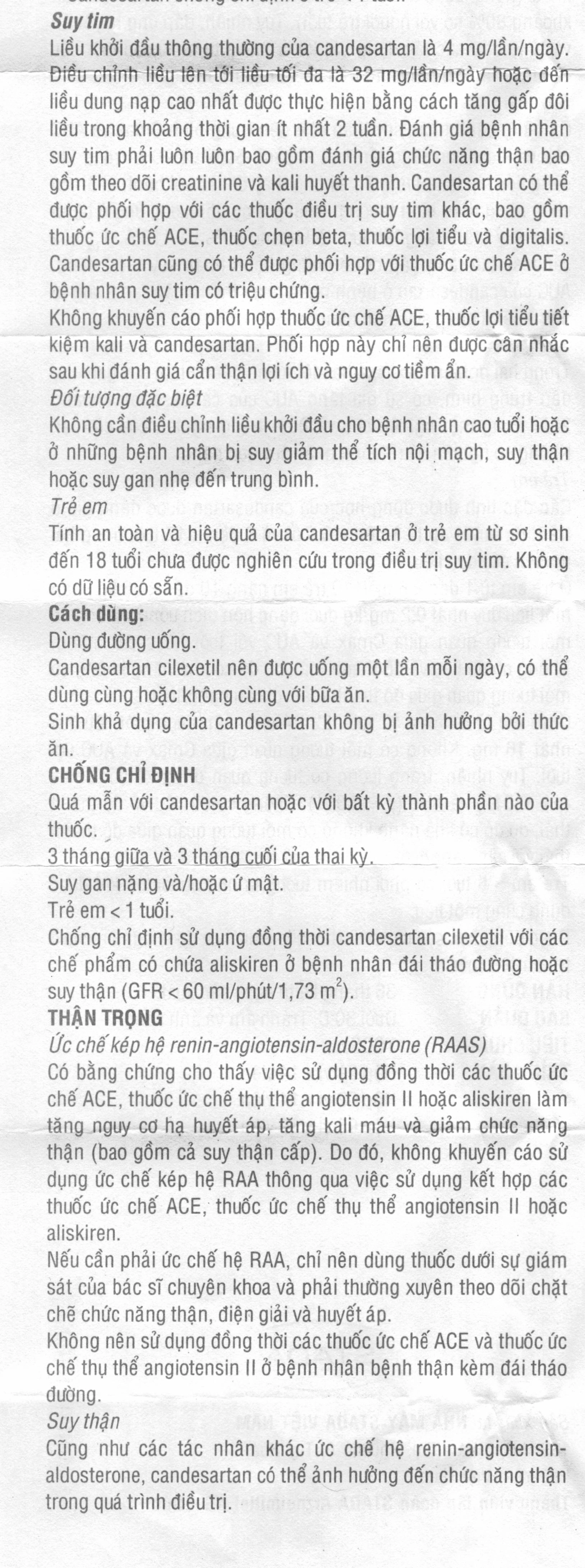 Candesartan Stada 8mg trị tăng huyết áp, suy tim (2 vỉ x 14 viên) - 6