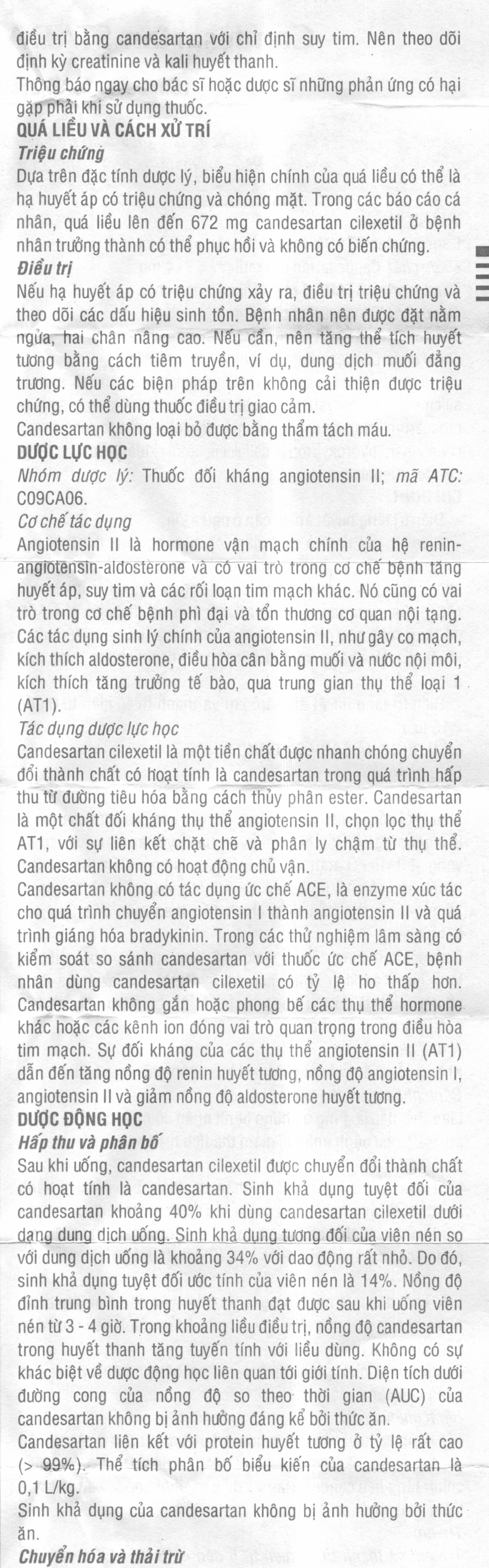 Candesartan Stada 8mg trị tăng huyết áp, suy tim (2 vỉ x 14 viên) - 11