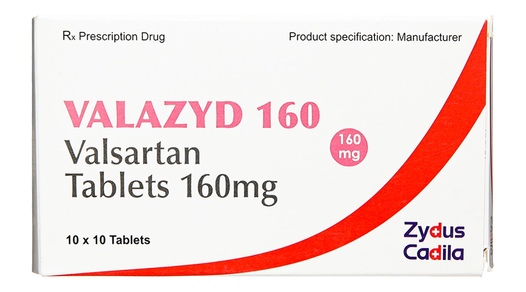 Valazyd 160 trị tăng huyết áp, suy tim (10 vỉ x 10 viên) - 1