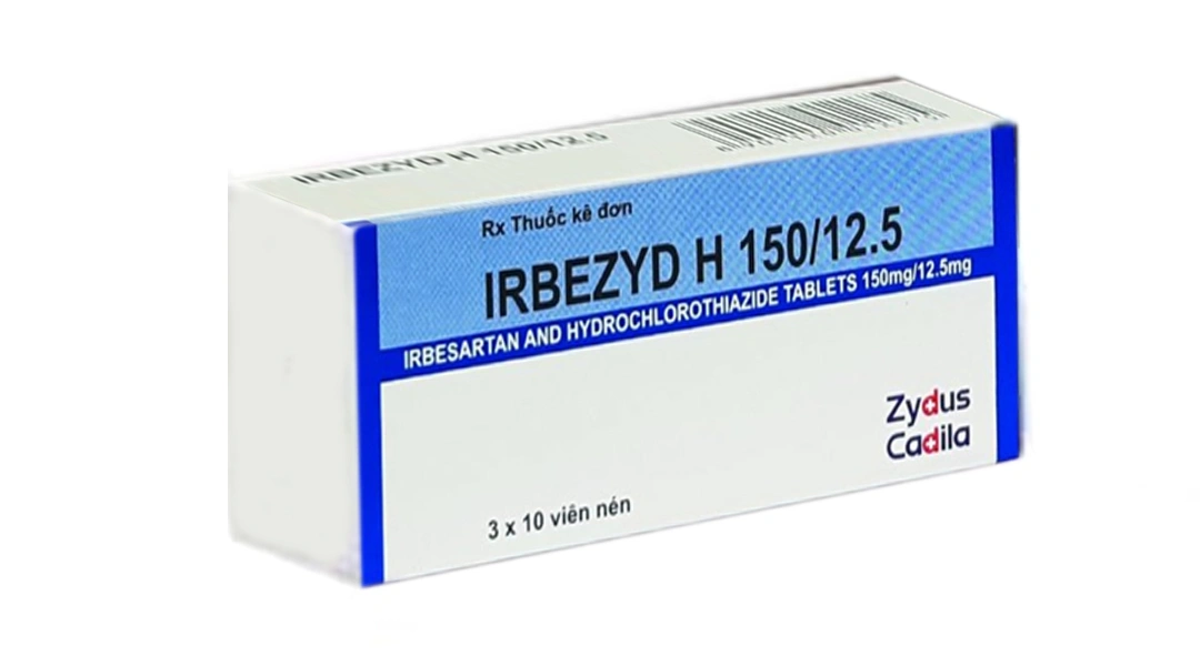 Irbezyd H 150/12.5 trị tăng huyết áp (3 vỉ x 10 viên) - 