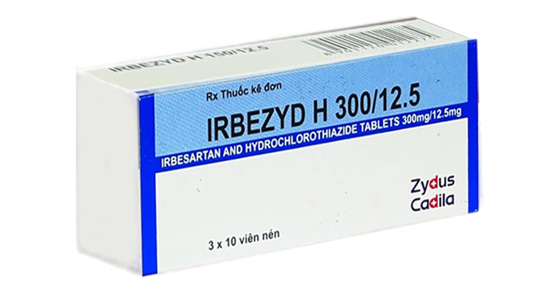 Irbezyd H 300/12.5 trị tăng huyết áp (3 vỉ x 10 viên) - 