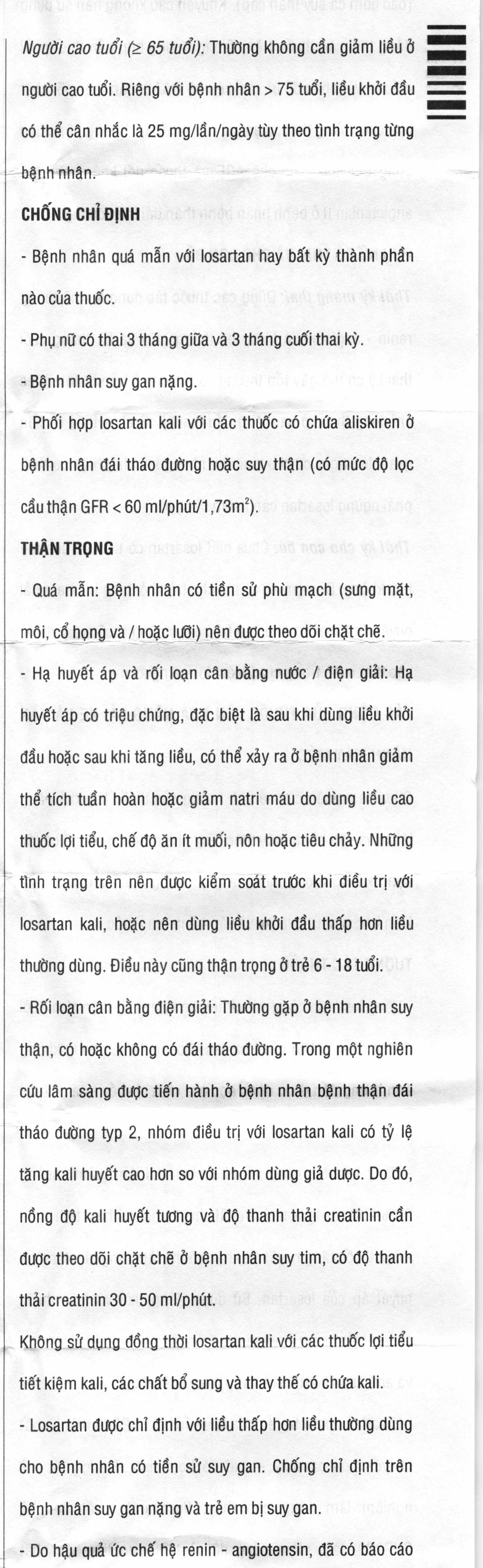 Pyzacar 25mg trị tăng huyết áp, suy tim mạn tính (2 vỉ x 15 viên) - 10