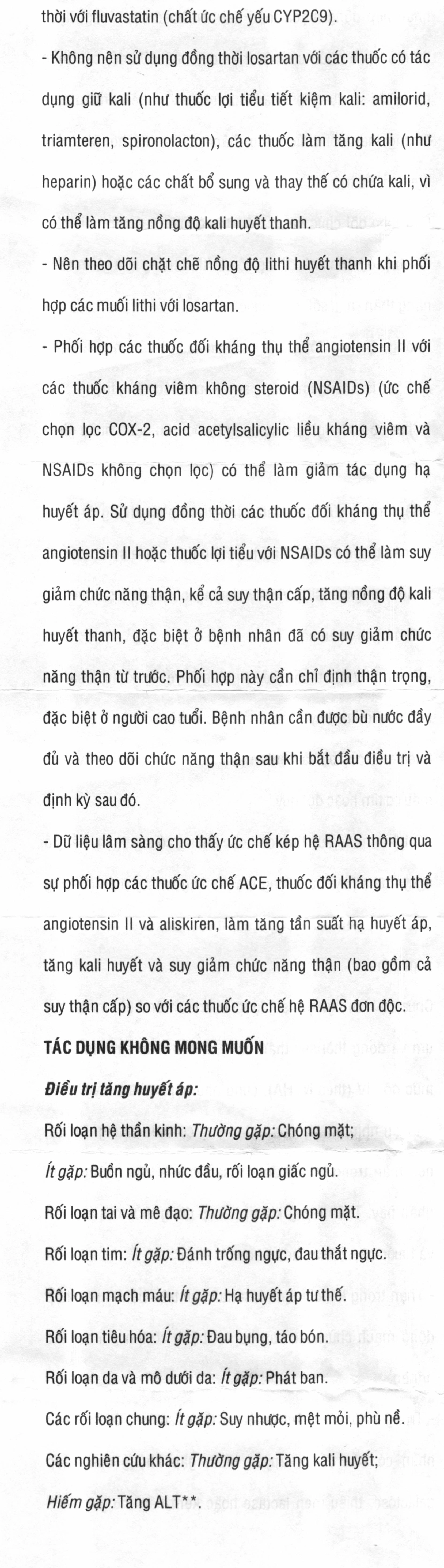 Pyzacar 25mg trị tăng huyết áp, suy tim mạn tính (2 vỉ x 15 viên) - 13