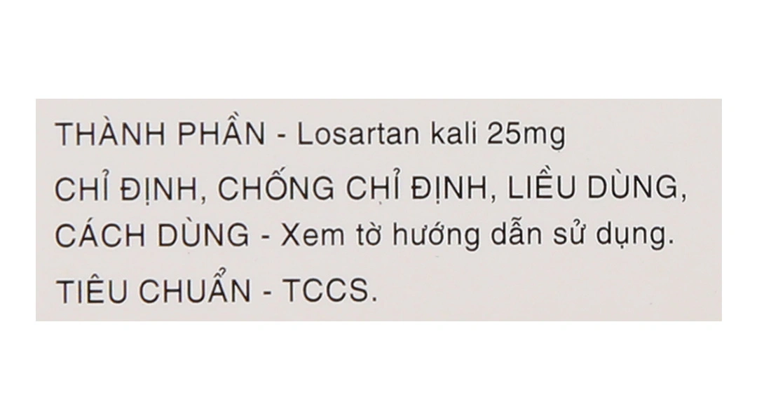Pyzacar 25mg trị tăng huyết áp, suy tim mạn tính (2 vỉ x 15 viên) - 4