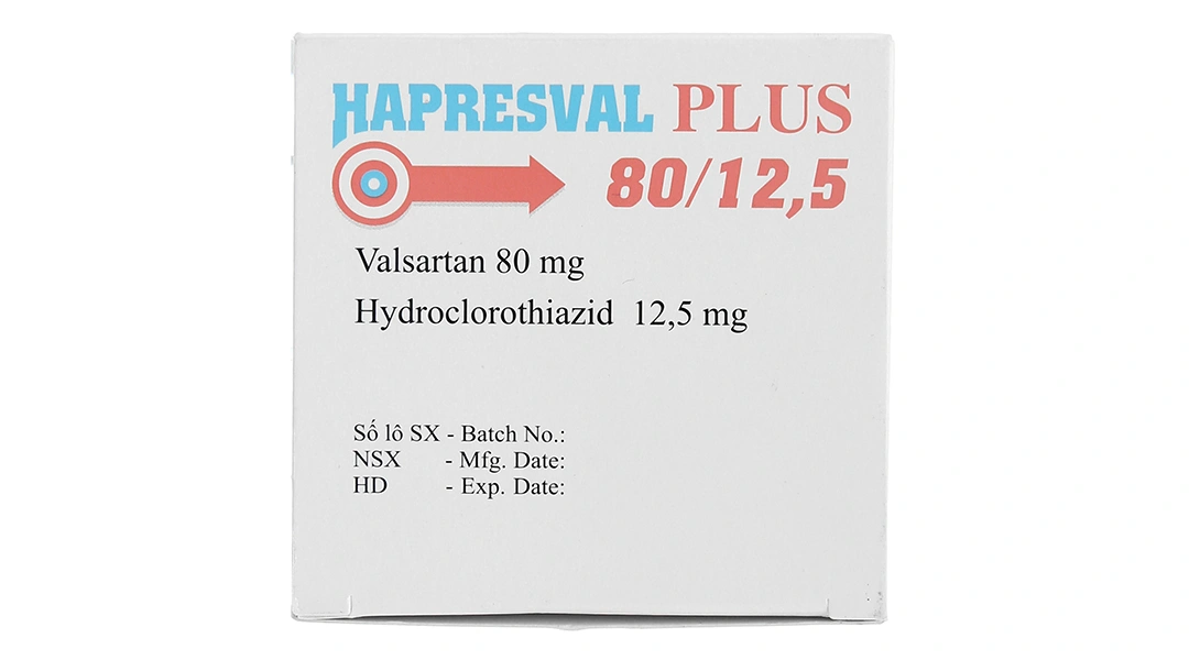 Hapresval Plus 80/12.5 trị tăng huyết áp (10 vỉ x 10 viên) - 3