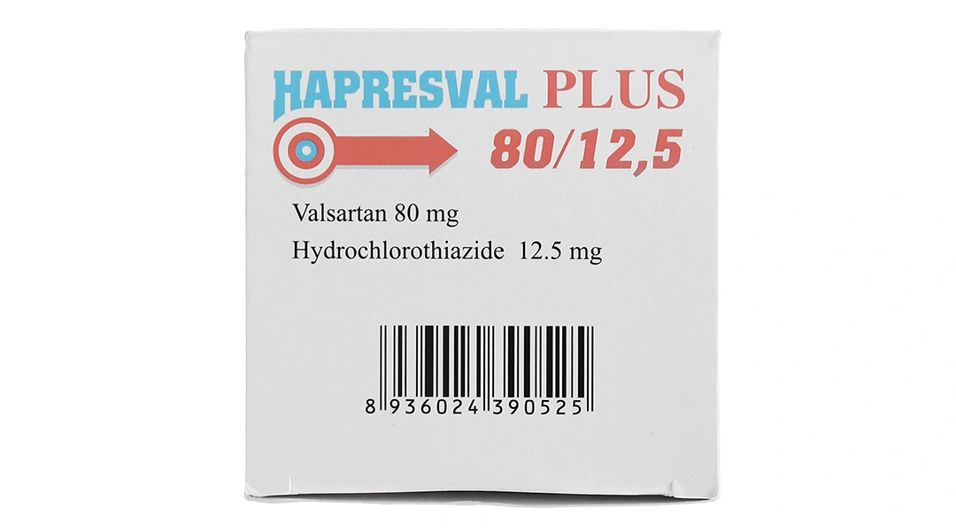 Hapresval Plus 80/12.5 trị tăng huyết áp (10 vỉ x 10 viên) - 4