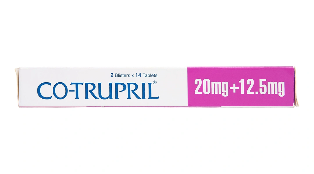 Co-Trupril 20mg/12.5mg trị tăng huyết áp nhẹ và vừa (2 vỉ x 14 viên) - 2