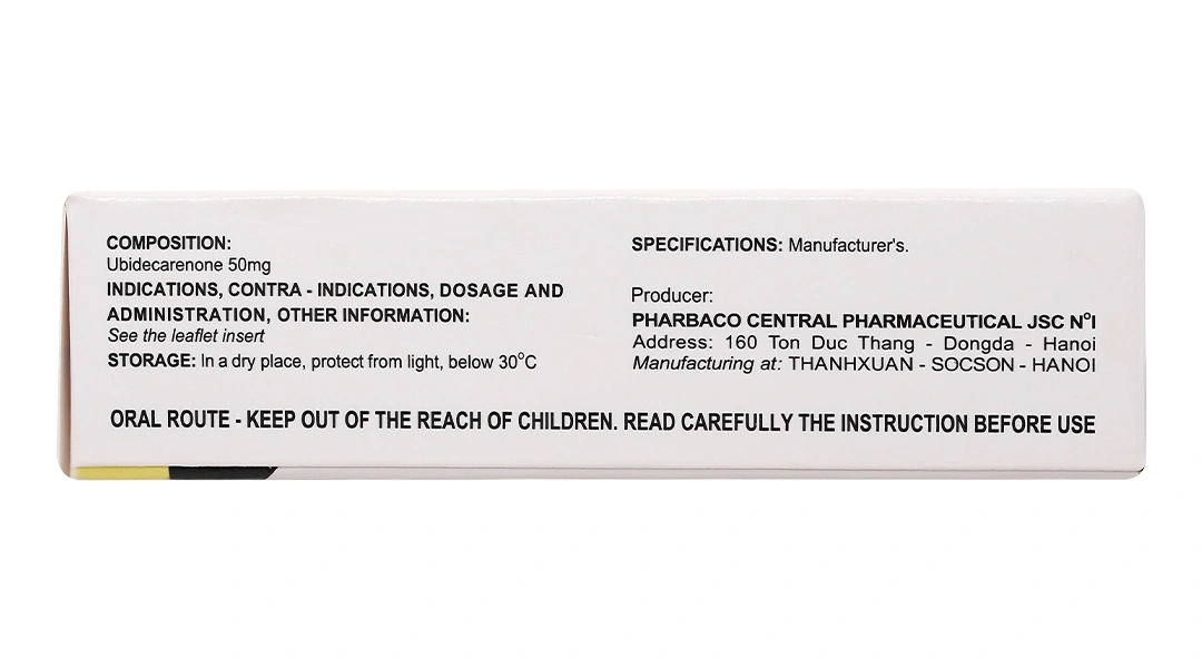 Shikamic 50mg hỗ trợ điều trị suy tim, phòng ngừa độc tính trên tim (3 vỉ x 10 viên) - 3