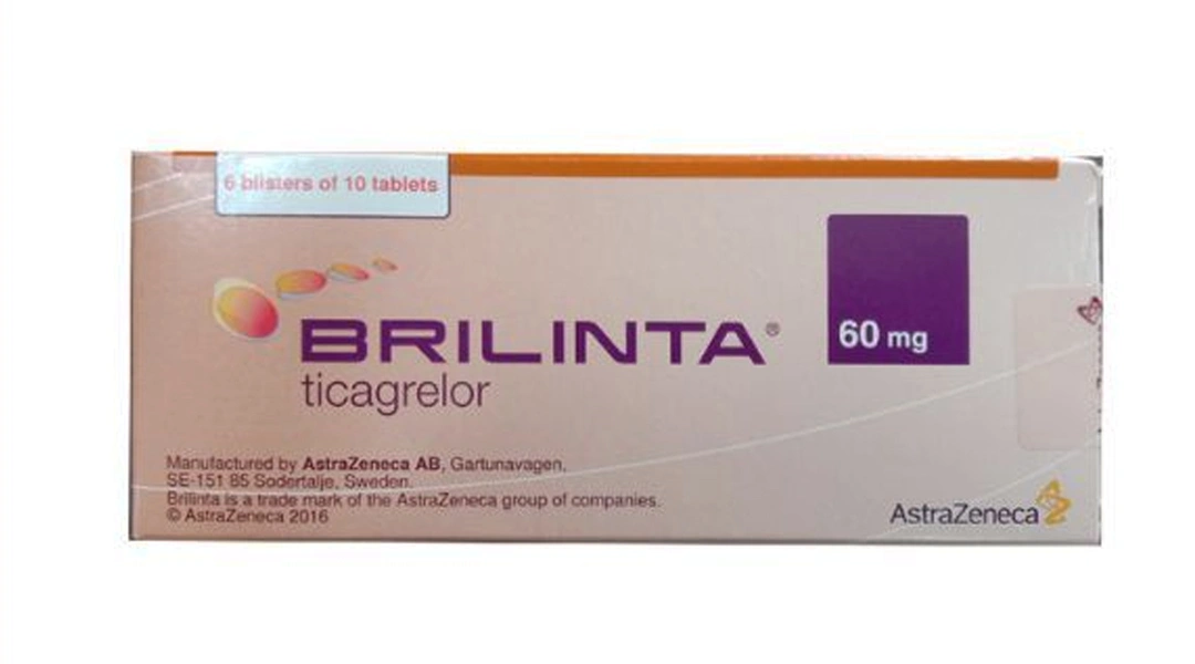 Brilinta 60mg phòng ngừa biến cố huyết khối (6 vỉ x 10 viên) - 