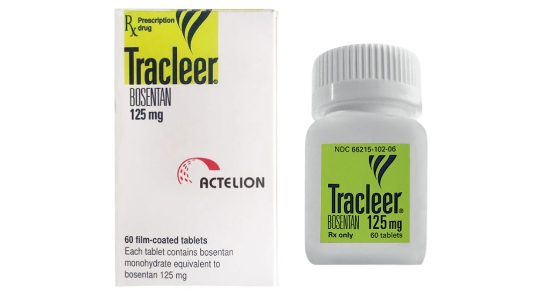 Tracleer 125mg trị tăng huyết áp động mạch phổi lọ 60 viên - 
