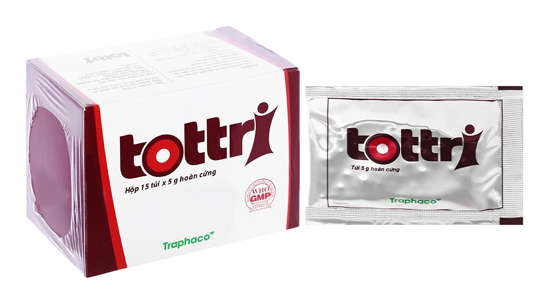 Viên hoàn cứng Tottri phòng và trị trĩ (15 gói x 5g) - 