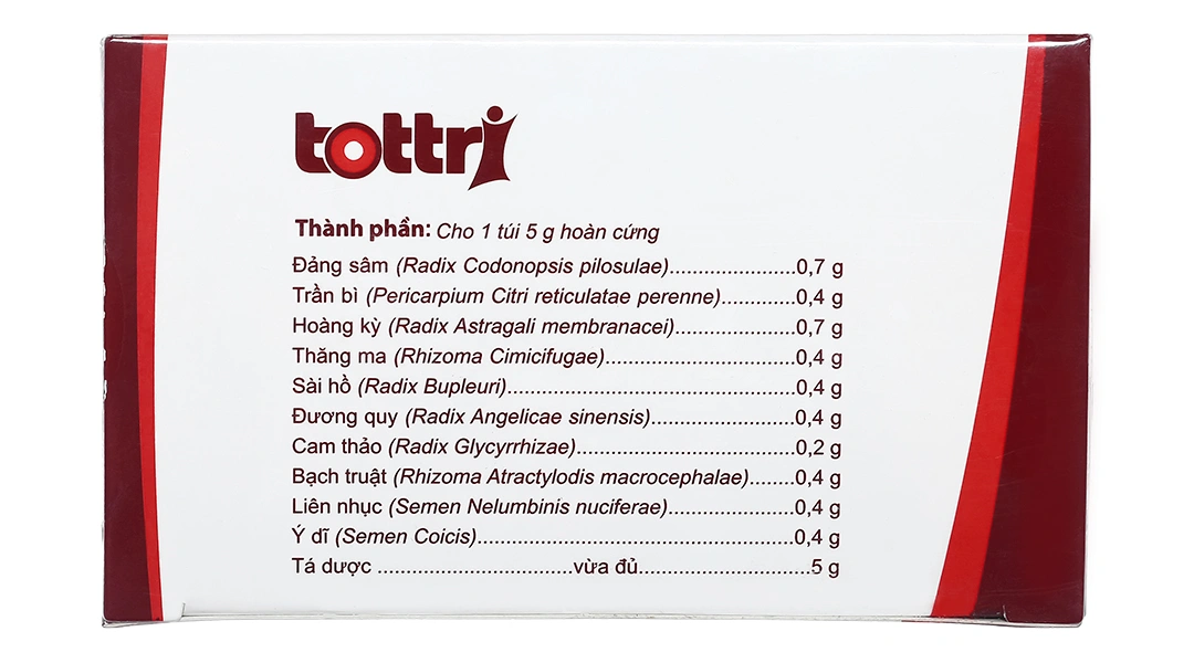 Viên hoàn cứng Tottri phòng và trị trĩ (15 gói x 5g) - 2