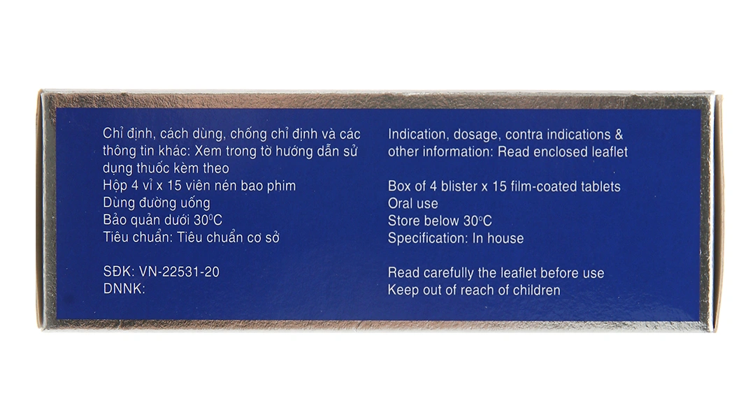 Daflon 500mg trị rối loạn tuần hoàn tĩnh mạch và các triệu chứng trĩ cấp (4 vỉ x 15 viên) - 3