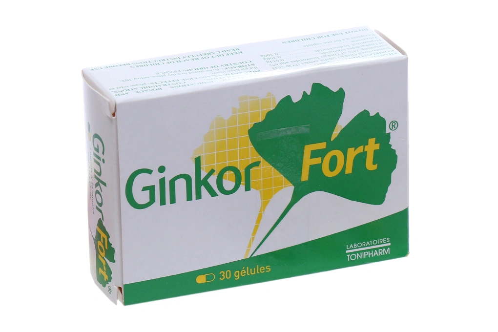 Ginkor Fort trị trĩ, suy giãn tĩnh mạch (3 vỉ x 10 viên) - 