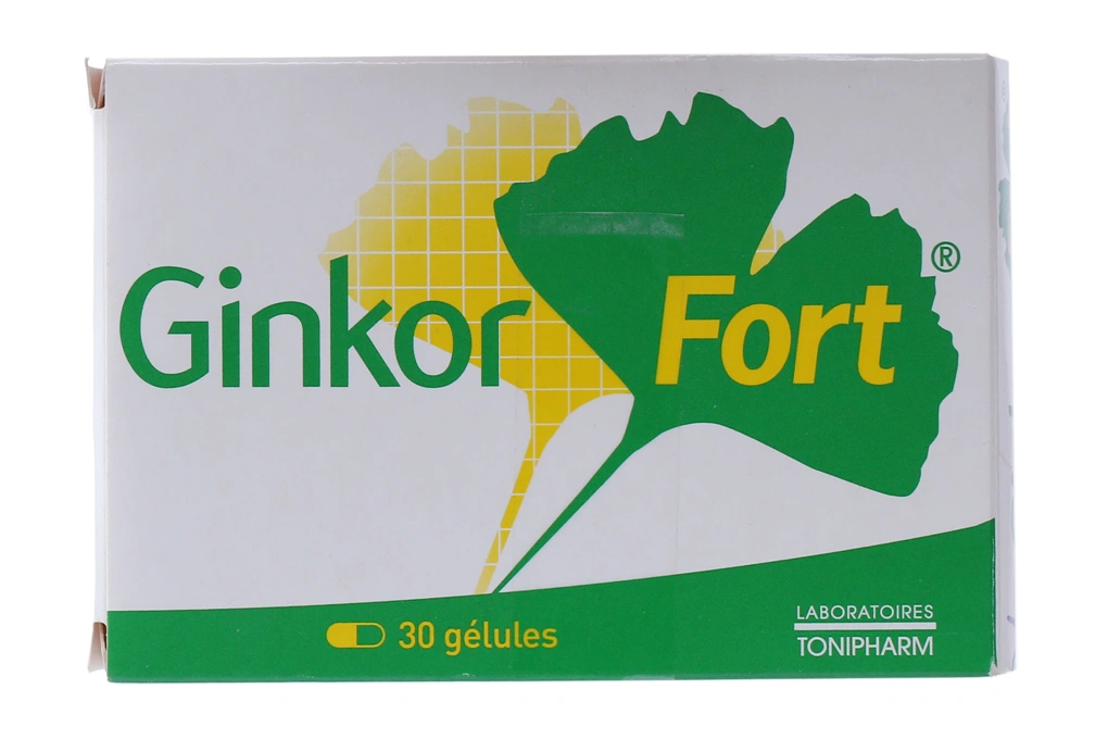Ginkor Fort trị trĩ, suy giãn tĩnh mạch (3 vỉ x 10 viên) - 1
