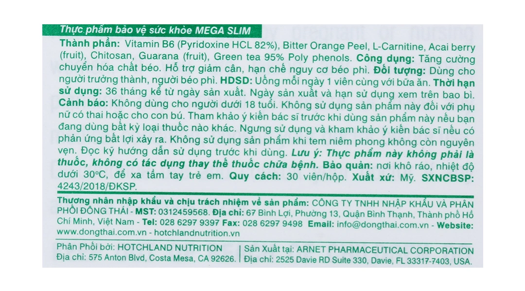 Mega Slim hộp 30 viên - 4