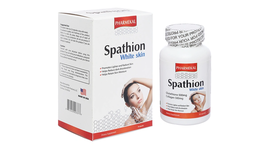 Spathion hỗ trợ giúp chống lão hoá, làm đẹp da lọ 30 viên - 