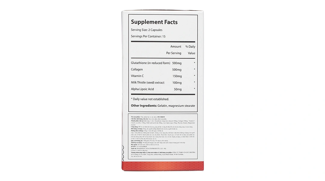 Spathion hỗ trợ giúp chống lão hoá, làm đẹp da lọ 30 viên - 2